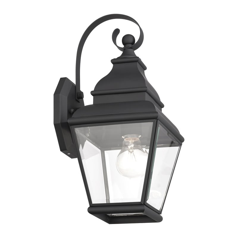 Livex Lighting Exeter Outdoor Wall Lantern in Black