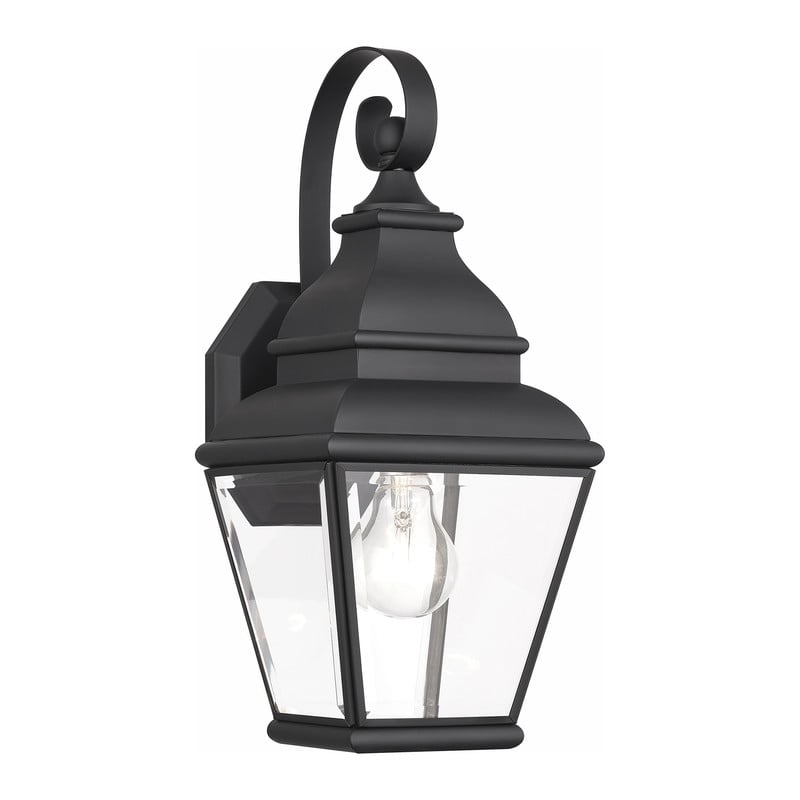 Livex Lighting Exeter Outdoor Wall Lantern in Black