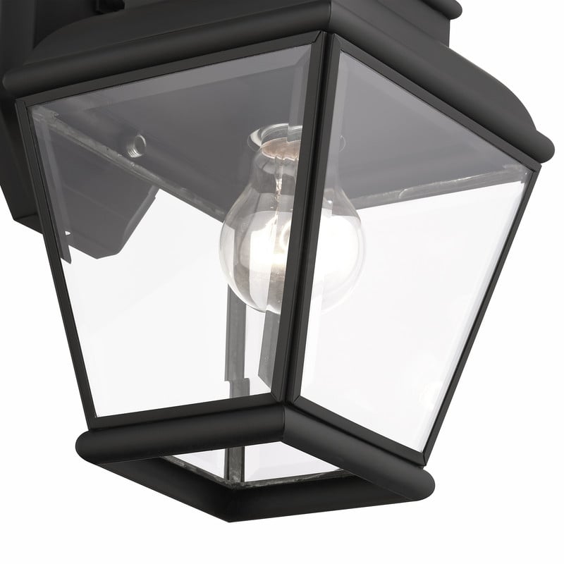 Livex Lighting Exeter Outdoor Wall Lantern in Black