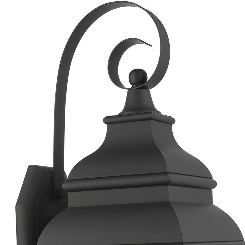 Livex Lighting Exeter 2 Light Outdoor Wall Lantern in Black