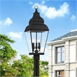 Livex Lighting Exeter Post-Top Lanterm in Black