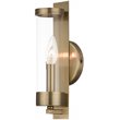 Livex Lighting Castleton 1 ADA Wall Sconce in Antique Brass