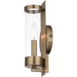 Livex Lighting Castleton 1 ADA Wall Sconce in Antique Brass