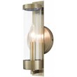Livex Lighting Castleton 1 ADA Wall Sconce in Antique Brass