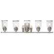 Livex Lighting Lawrenceville 5 Light Bath Vanity Light in Nickel