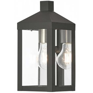 Livex Lighting Nyack Outdoor Wall Lantern in Black