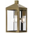 Livex Lighting Nyack Outdoor Wall Lantern in Antique Brass