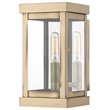 Livex Lighting Hopewell Outdoor Wall Lantern in Antique Brass