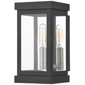 Livex Lighting Hopewell Outdoor Wall Lantern in Black
