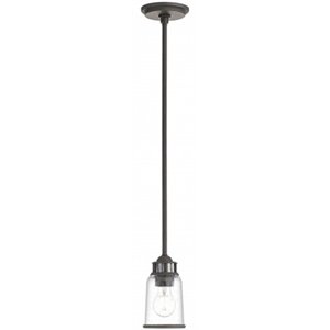 Livex Lighting Lawrenceville Mini Pendant Light in Bronze
