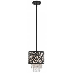 Livex Lighting Allendale Mini Pendant Light in Bronze