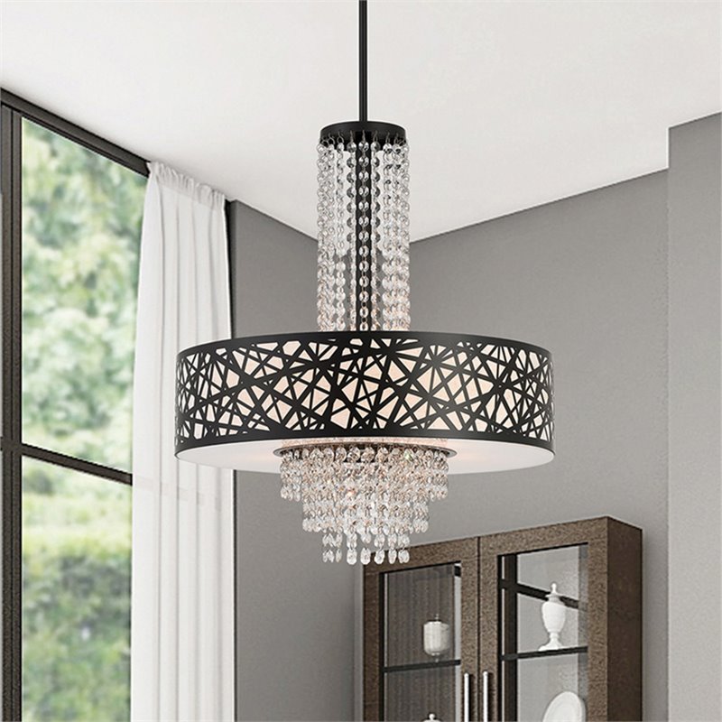 Livex Lighting Allendale 5 Light Pendant Light in Bronze