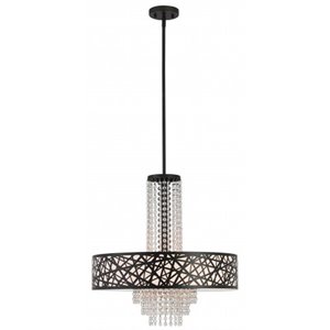 Livex Lighting Allendale 5 Light Pendant Light in Bronze