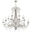 Livex Lighting Daphne 18 Light Foyer Chandelier in Brushed Nickel
