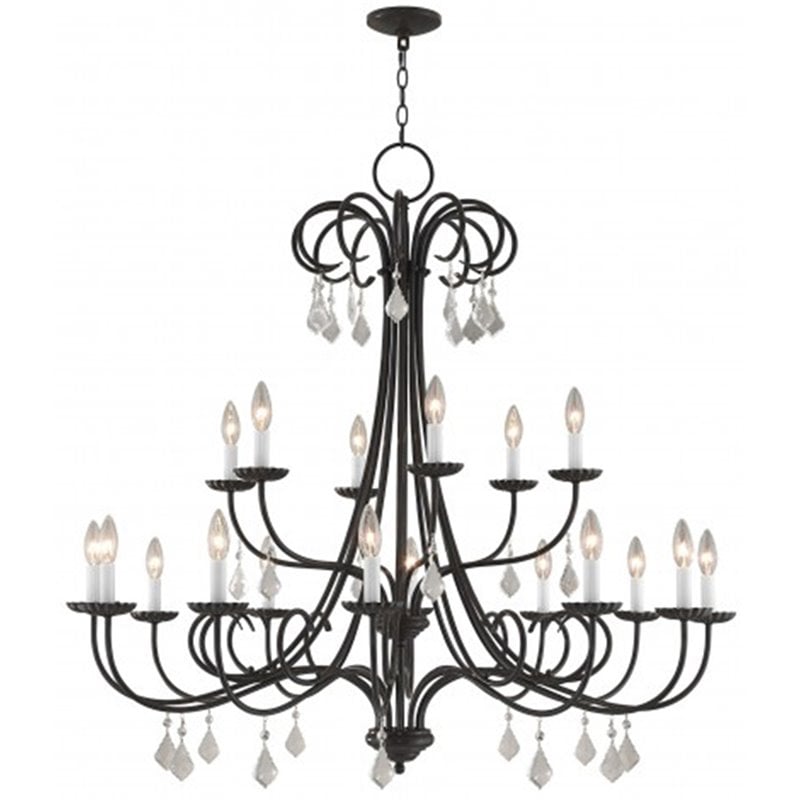 Livex Lighting Daphne 18 Light Foyer Chandelier in English Bronze