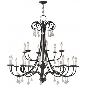 Livex Lighting Daphne 18 Light Foyer Chandelier in English Bronze