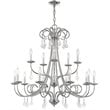 Livex Lighting Daphne 15 Light Foyer Chandelier in Polished Chrome
