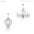 Livex Lighting Aldrich 5 Light Chandelier in Polished Chrome