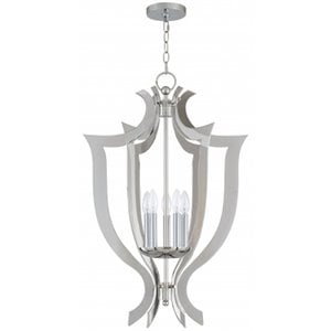Livex Lighting Aldrich 5 Light Chandelier in Polished Chrome