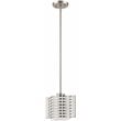 Livex Lighting Hilliard Mini Pendant Light in Brushed Nickel
