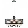 Livex Lighting Arabesque 6 Light Pendant Light in English Bronze
