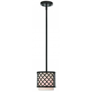 Livex Lighting Arabesque Mini Pendant Light in English Bronze