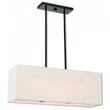 Livex Lighting Summit 3 Light Linear Chandelier in English Bronze