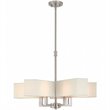 Livex Lighting Rubix 5 Light Chandelier in Brushed Nickel