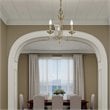 Livex Lighting Estate 3 Light Chandelier in Antique Brass