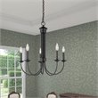 Livex Lighting Estate 5 Light Chandelier in Bronze