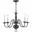 Livex Lighting Williamsburgh 5 Light Chandelier in Bronze