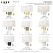 Livex Lighting Pierson 2 Light ADA Wall Sconce in Polished Brass