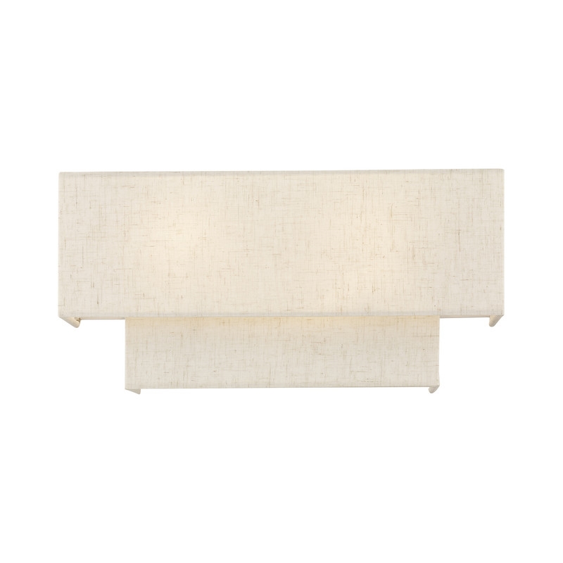 Livex Lighting Claremont 2 Light Semi Flush Mount in English Bronze