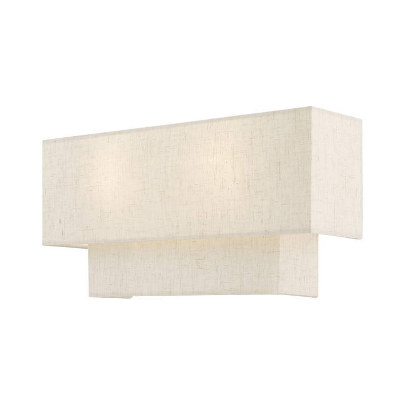 Livex Lighting Claremont 2 Light Semi Flush Mount in English Bronze