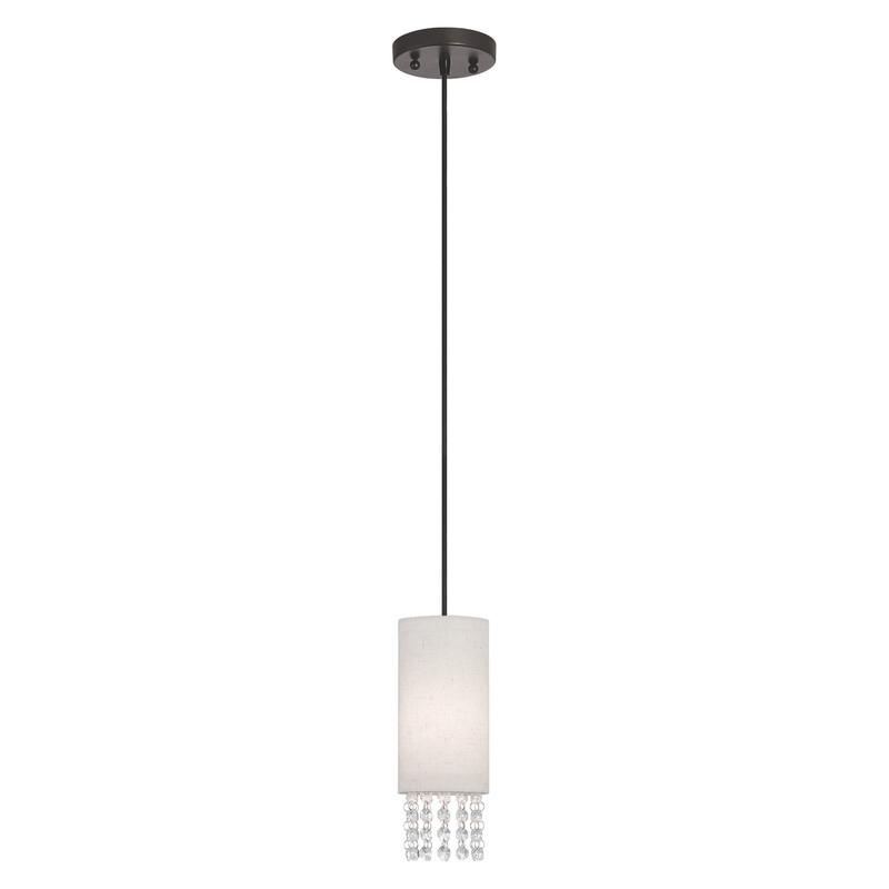 Livex Lighting Carlisle Mini Pendant Light in English Bronze