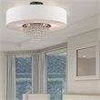 Livex Lighting Carlisle 5 Light Semi Flush Mount in English Bronze