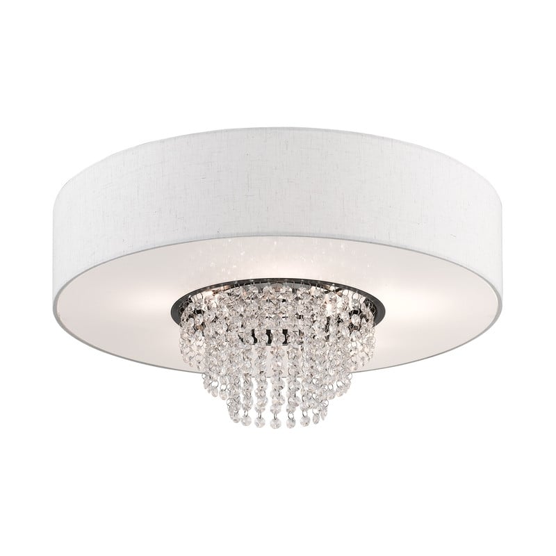 Livex Lighting Carlisle 5 Light Semi Flush Mount in English Bronze