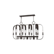 Livex Lighting Addison 13 Light Linear Chandelier in English Bronze