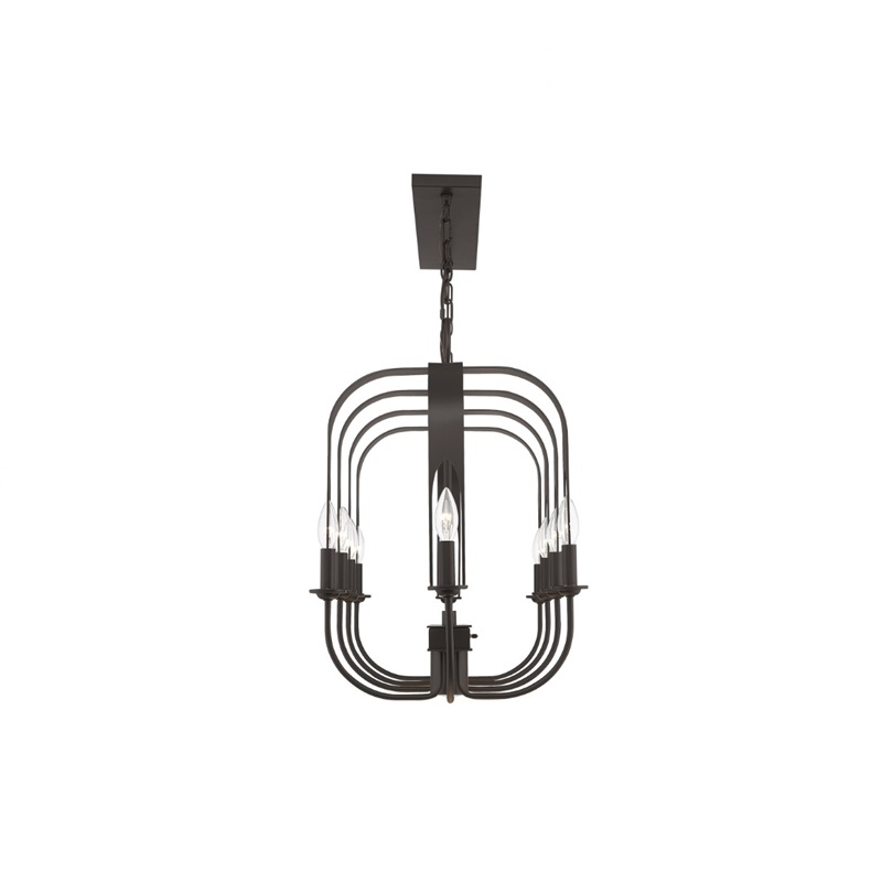 Livex Lighting Addison 13 Light Linear Chandelier in English Bronze