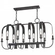 Livex Lighting Addison 13 Light Linear Chandelier in English Bronze