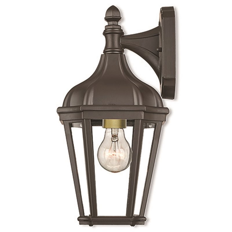 Livex Lighting Morgan Outdoor Wall Lantern in Bronze