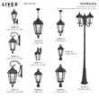 Livex Lighting Morgan Outdoor Wall Lantern in Textured Black