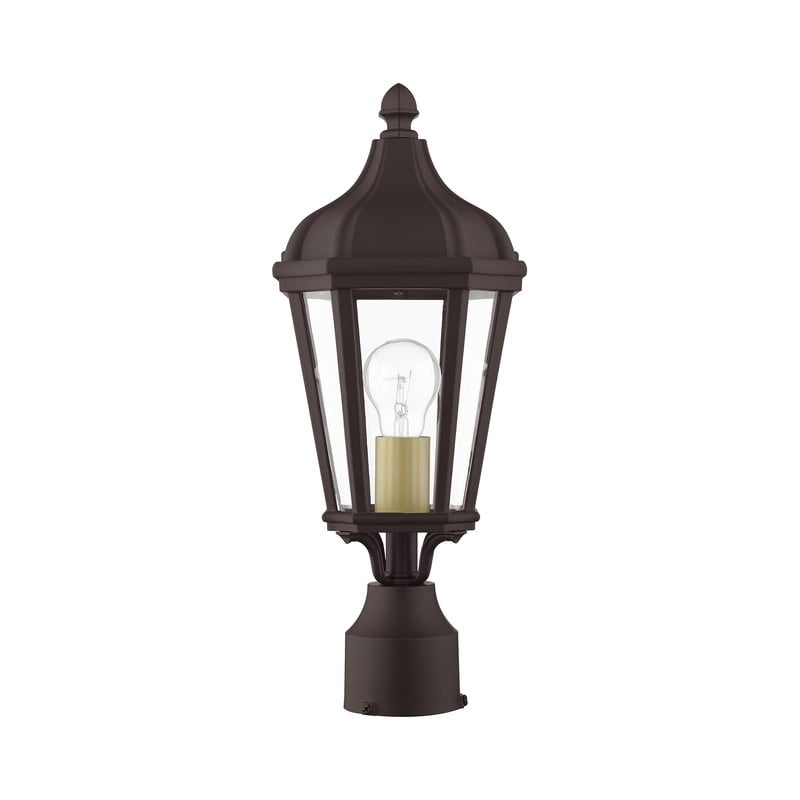 Livex Lighting Morgan Outdoor Post Lantern in Bronze