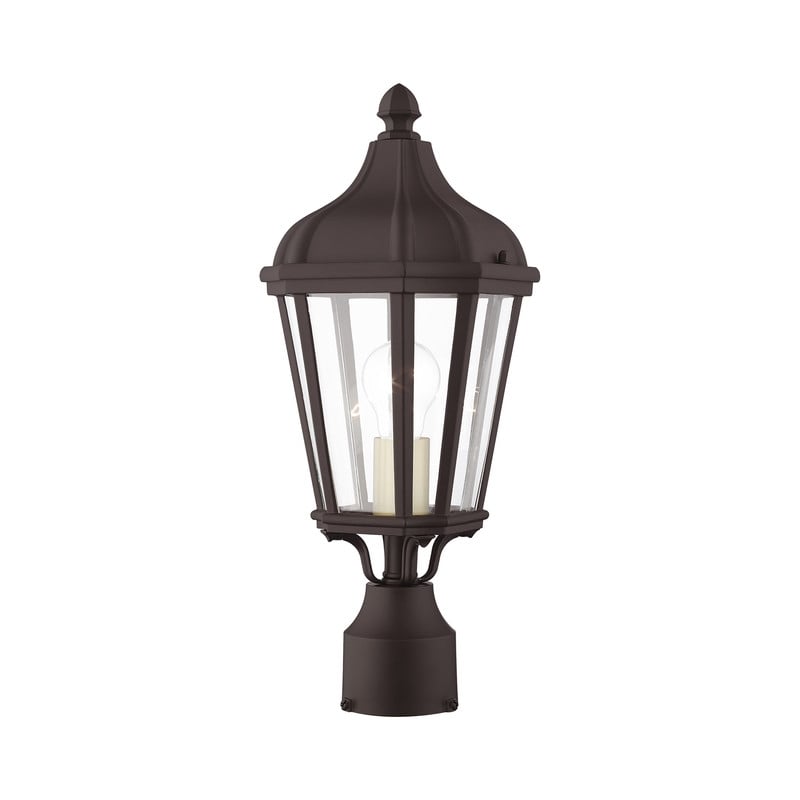 Livex Lighting Morgan Outdoor Post Lantern in Bronze