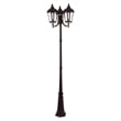 Livex Lighting Morgan 3 Light Outdoor Post Lantern in Bronze