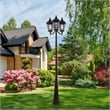 Livex Lighting Morgan 3 Light Outdoor Post Lantern in Bronze
