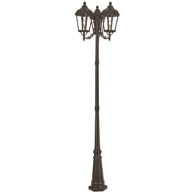 Livex Lighting Morgan 3 Light Outdoor Post Lantern in Bronze