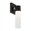 Livex Lighting Aero 1-Light Twist Lock Metal Single Sconce in Black