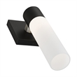 Livex Lighting Aero 1-Light Twist Lock Metal Single Sconce in Black