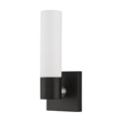 Livex Lighting Aero 1-Light Twist Lock Metal Single Sconce in Black